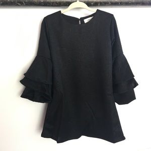 5t girl black dress
